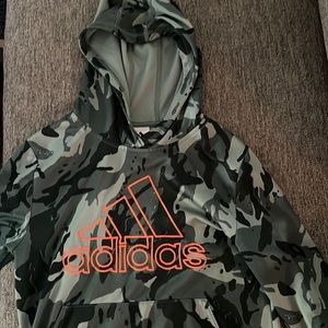 Medium Boys Adidas Camo Hoodie